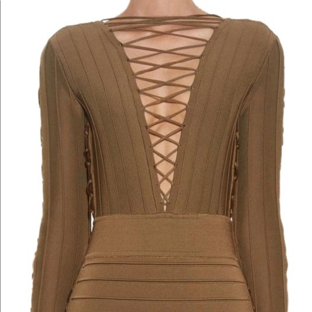 Balmain bandage dress